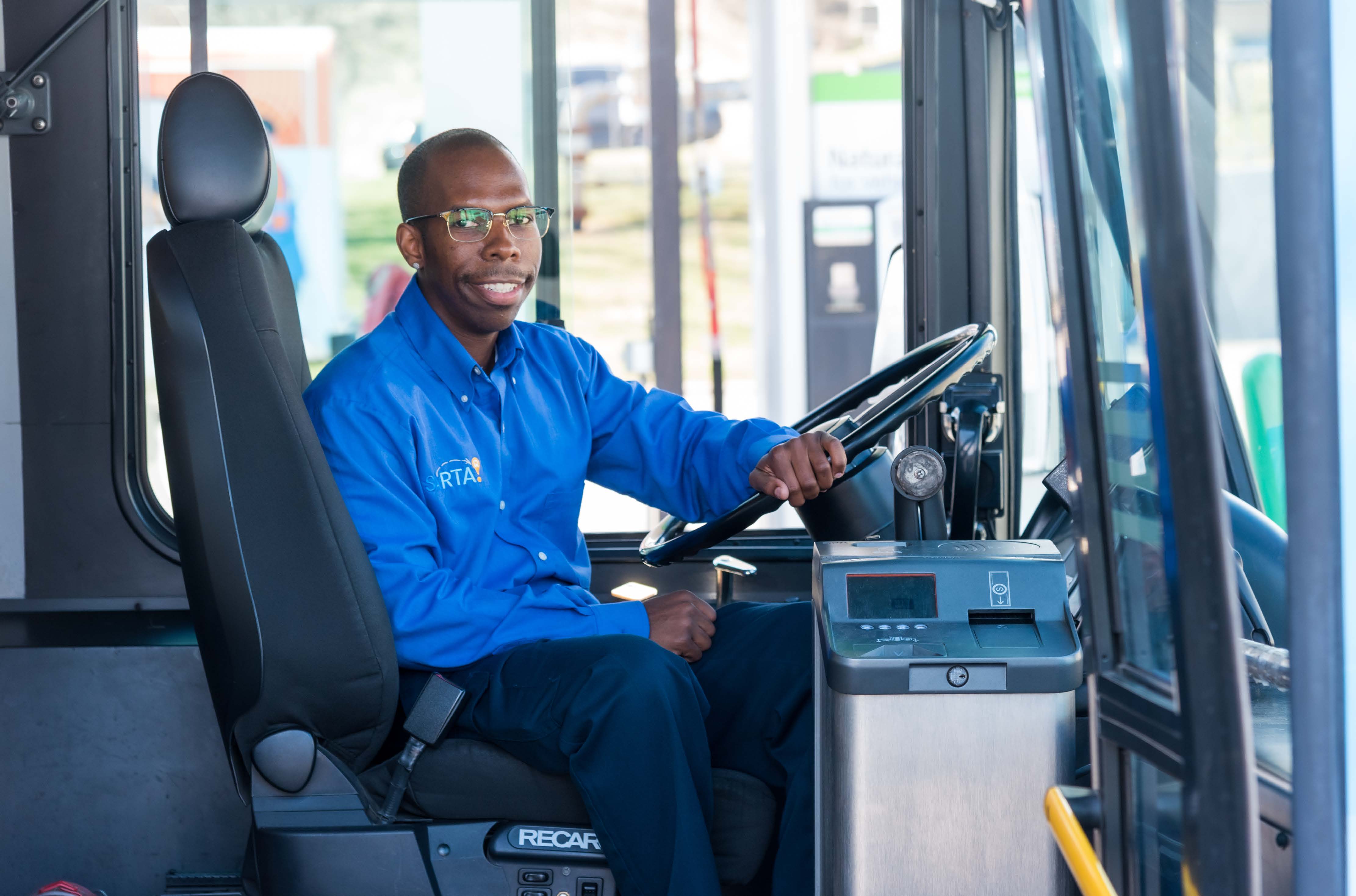 SARTA Driver on a Fixed Route Bus